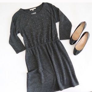 LOFT Embellished Sweater Dress